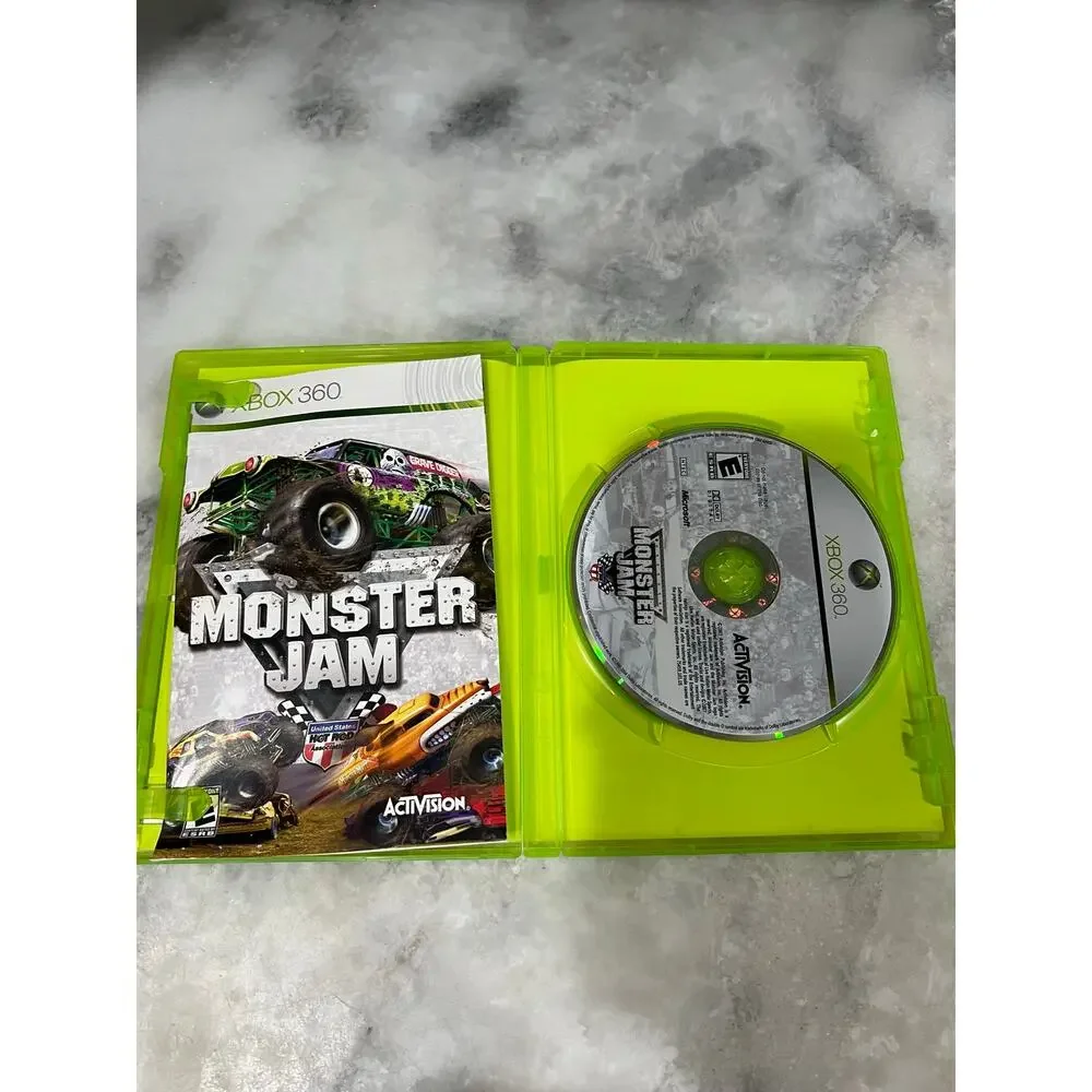 Monster Jam Xbox 360 Complete CIB Activision Monster Truck Racing Game